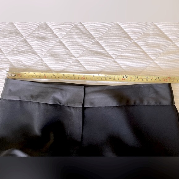 Talbots Heritage style black dress pants with black satin waist line US 10 - Picture 10 of 16